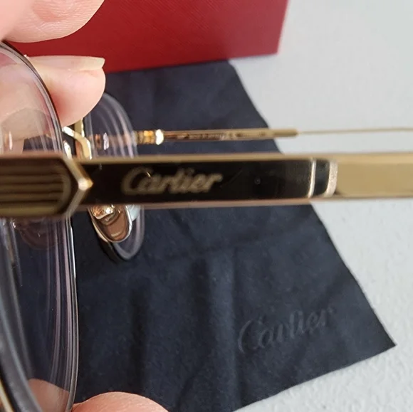 CARTIER - gold frames - Picture 3 of 5